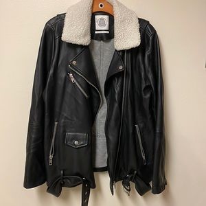 Urban outfitters pleather jacket